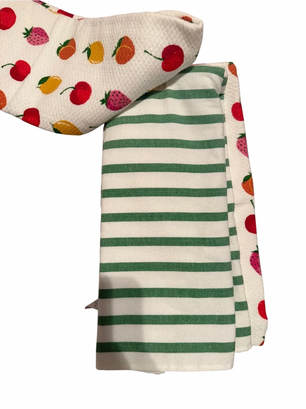 NWOT Kate Spade New York Assortment of fruits Kitchen Towels.  Set of 3